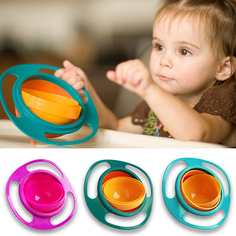 360 Degree Spill-Proof Bowl – Peachy + Pear