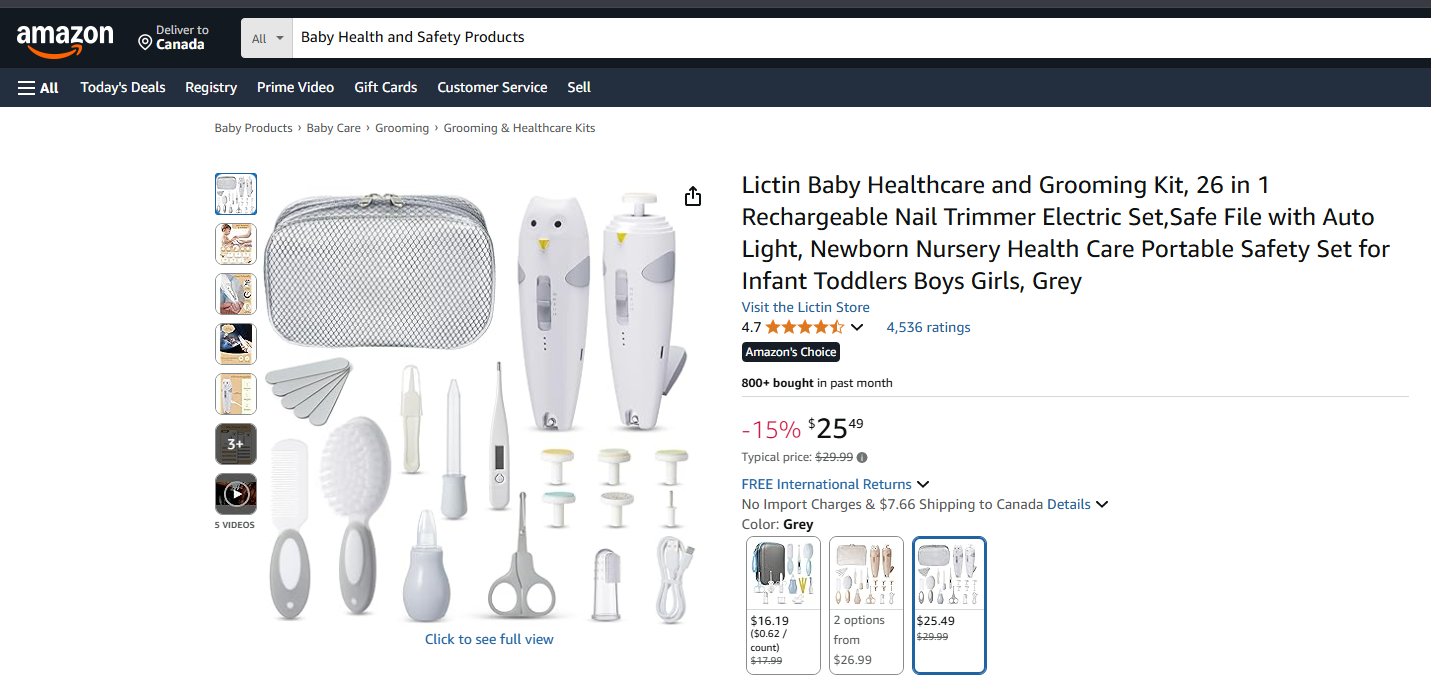 Baby Health and Safety Products