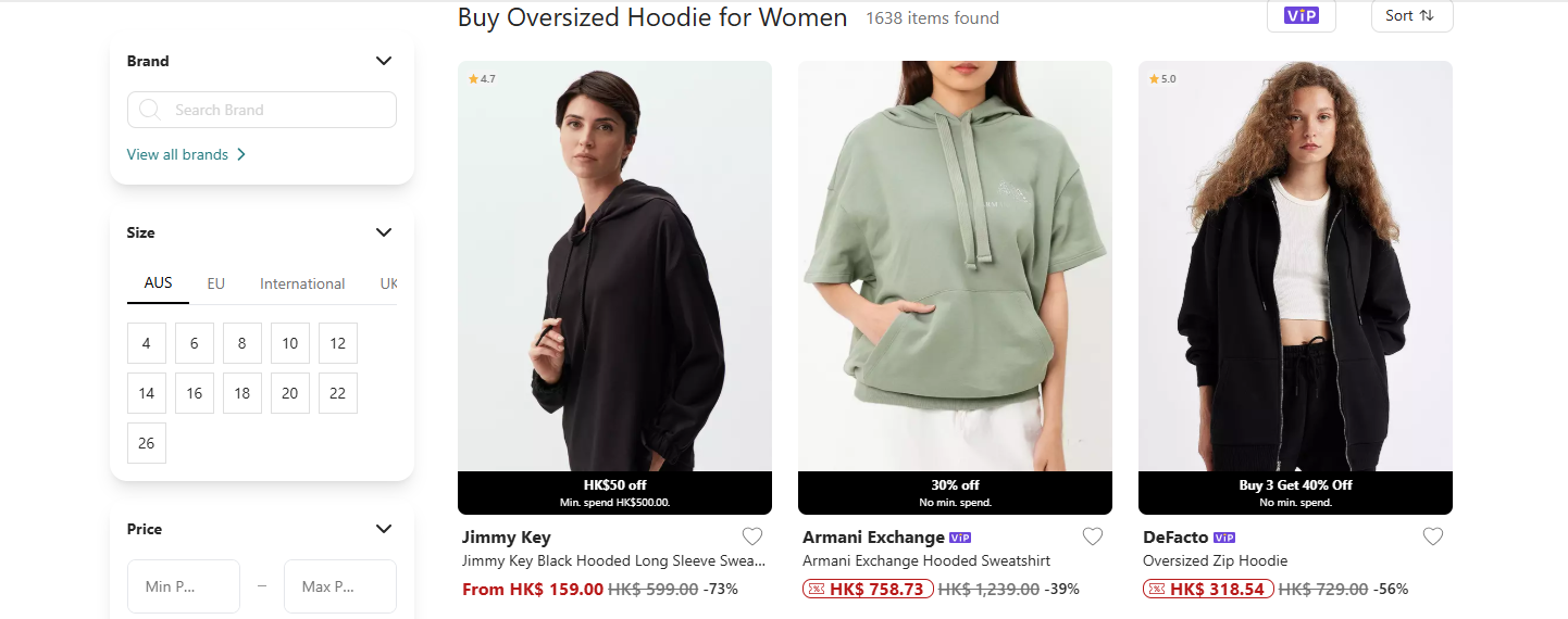 Oversized Hoodies & Sweatshirts