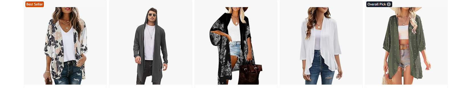 Lightweight Cardigans & Kimonos