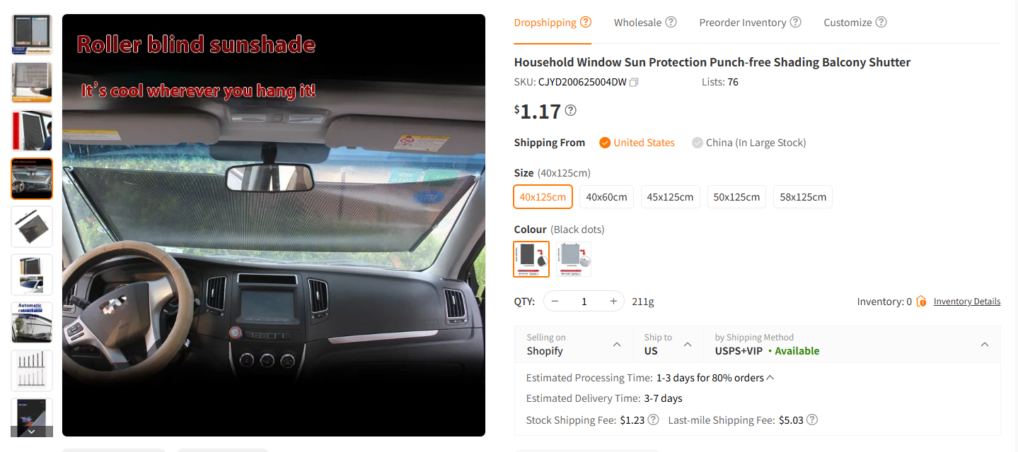 Anywhere Sunshade Roller Blinds