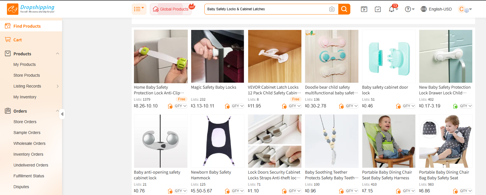 Baby Safety Locks & Cabinet Latches