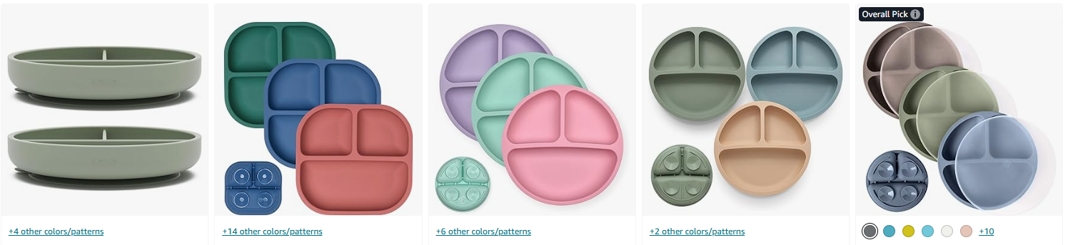 Toddler Silicone Suction Plates