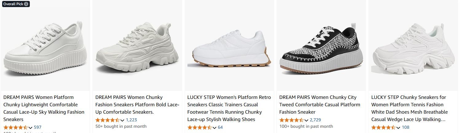 Chunky Fashion Trainers