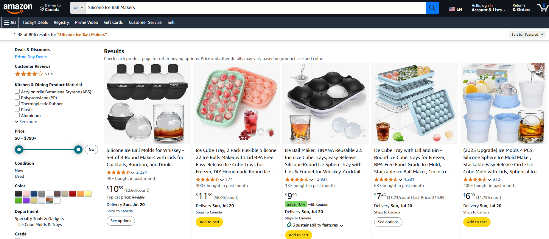 Silicone Ice Ball Makers