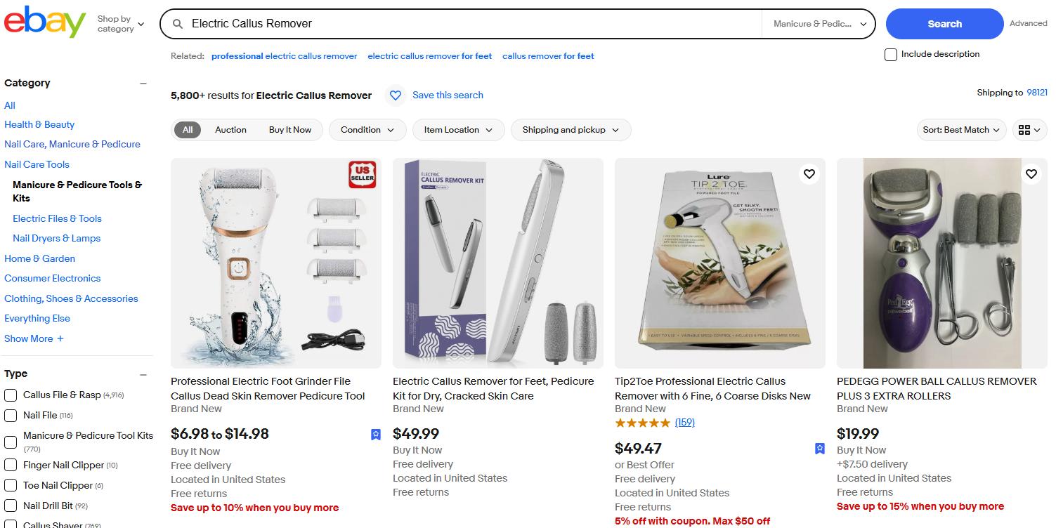 Electric Callus Remover