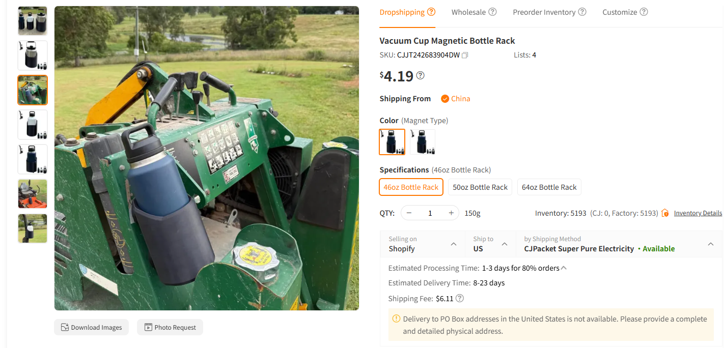 Magnetic Bottle Holder