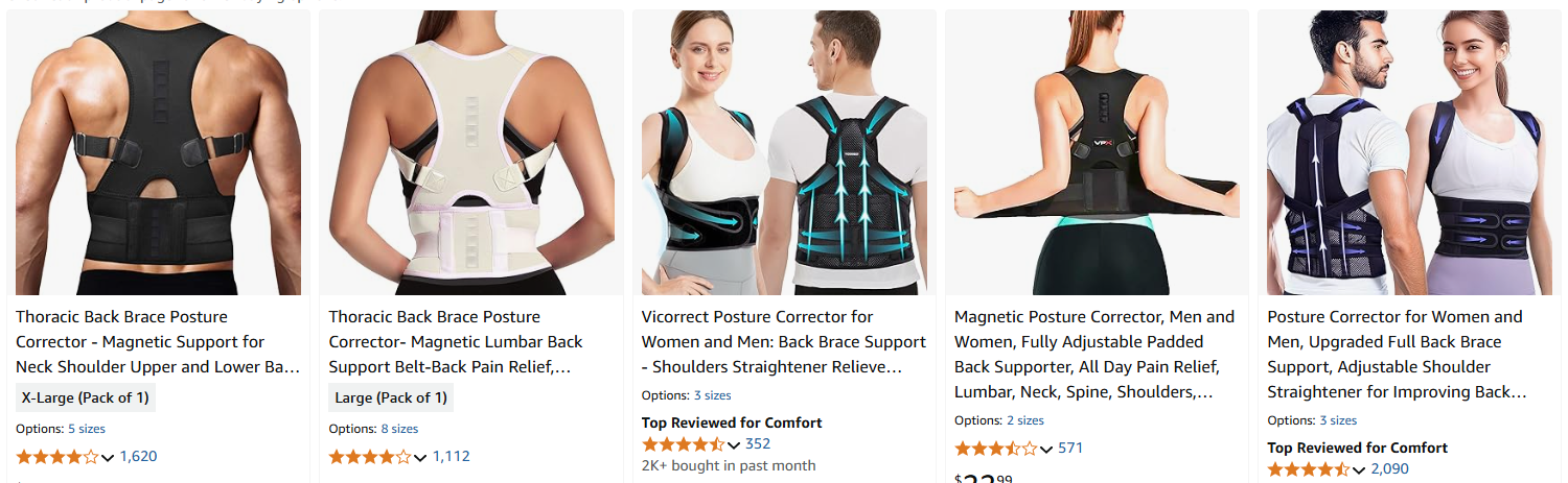 Magnetic Posture Correctors
