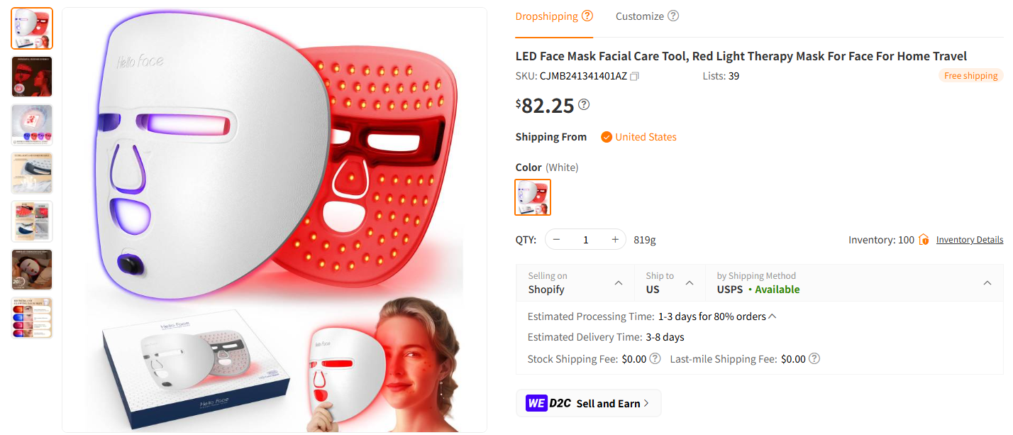 LED Face Mask Therapy