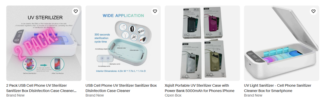 UV Sanitizing Phone Cases