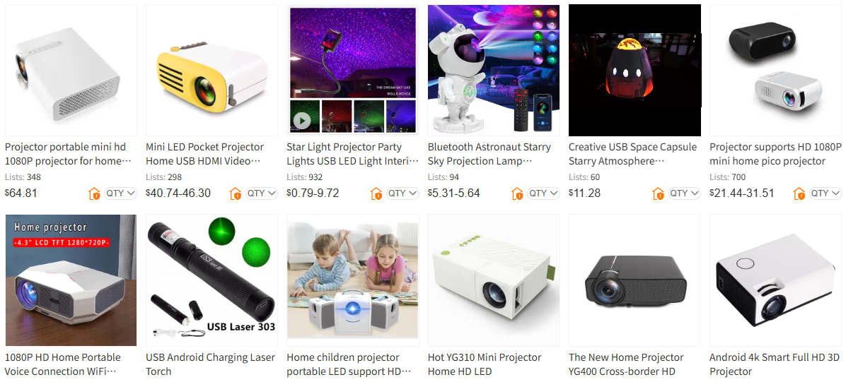  Mini Projectors