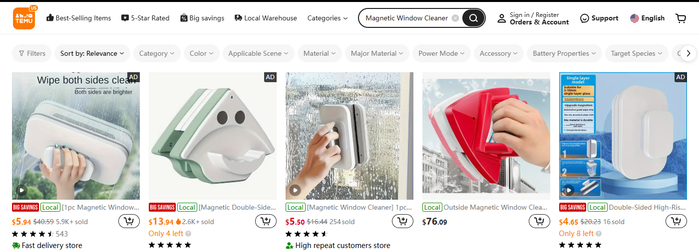 Magnetic Window Cleaner