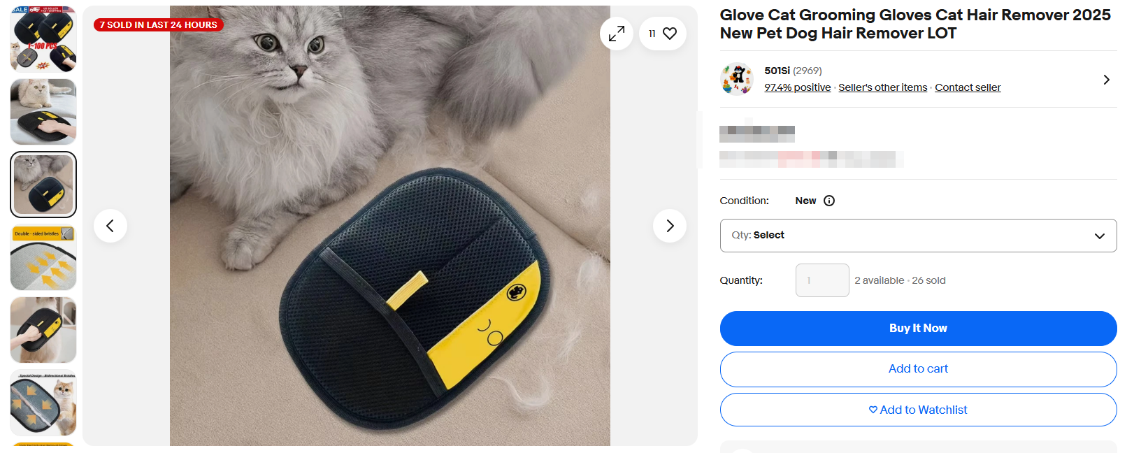 Pet Grooming Glove