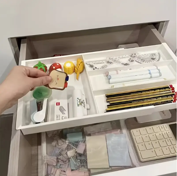 Adjustable Storage Drawer Organizers