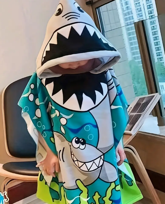 Towel Poncho for Kids