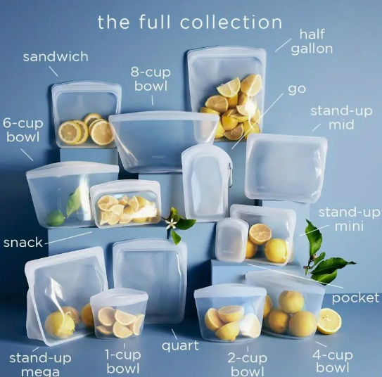 Reusable Silicone Food Bags