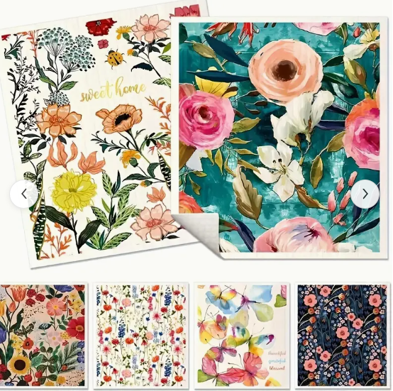 Sustainable Cleaning Cloths and Sponges