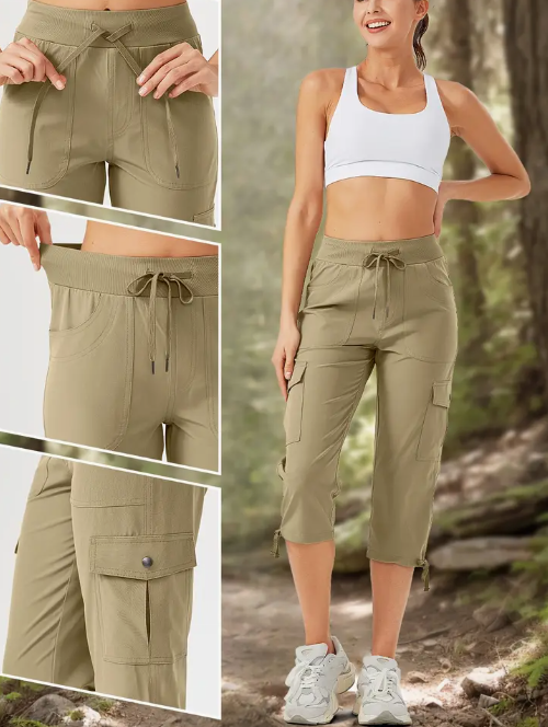 Cargo Capri Cooling Pants