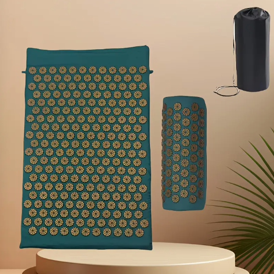 Acupressure Mat and Pillow Set