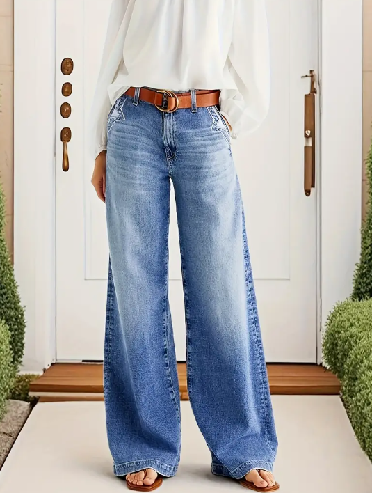 Wide-Leg Jeans and Pants