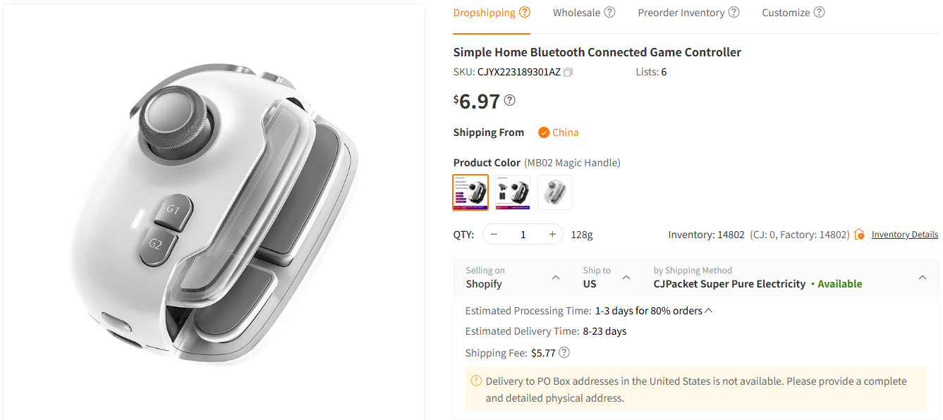 Mobile Gaming Controller