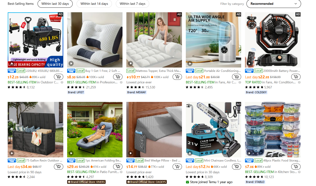 top 10 Trending Products