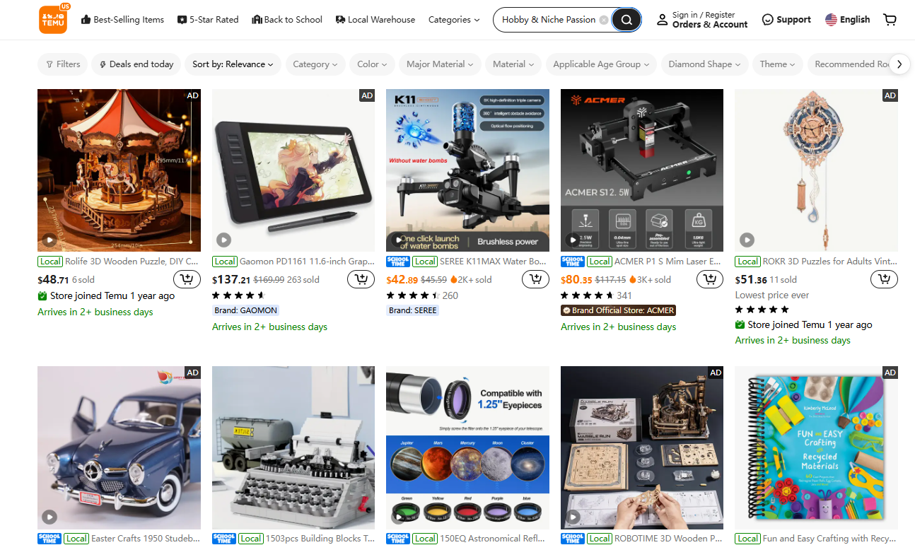 Hobby & Niche Passion