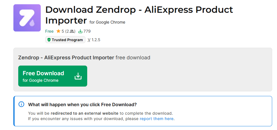 Zendrop – AliExpress to Zendrop Importer
