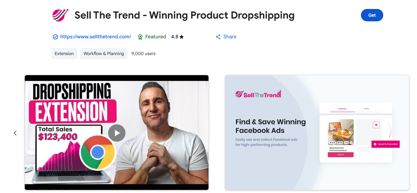 Sell The Trend Chrome Extension