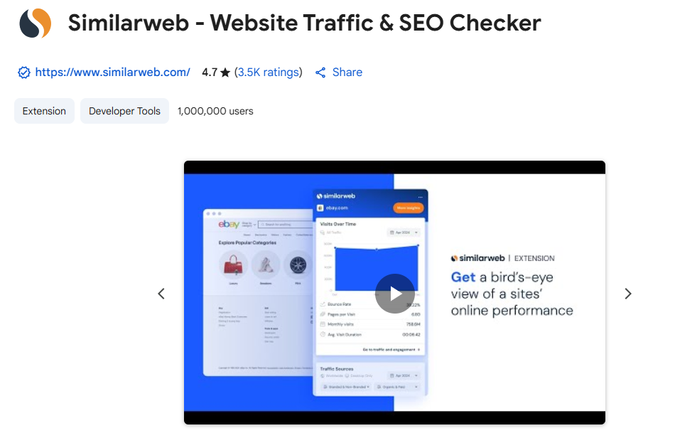 SimilarWeb Extension