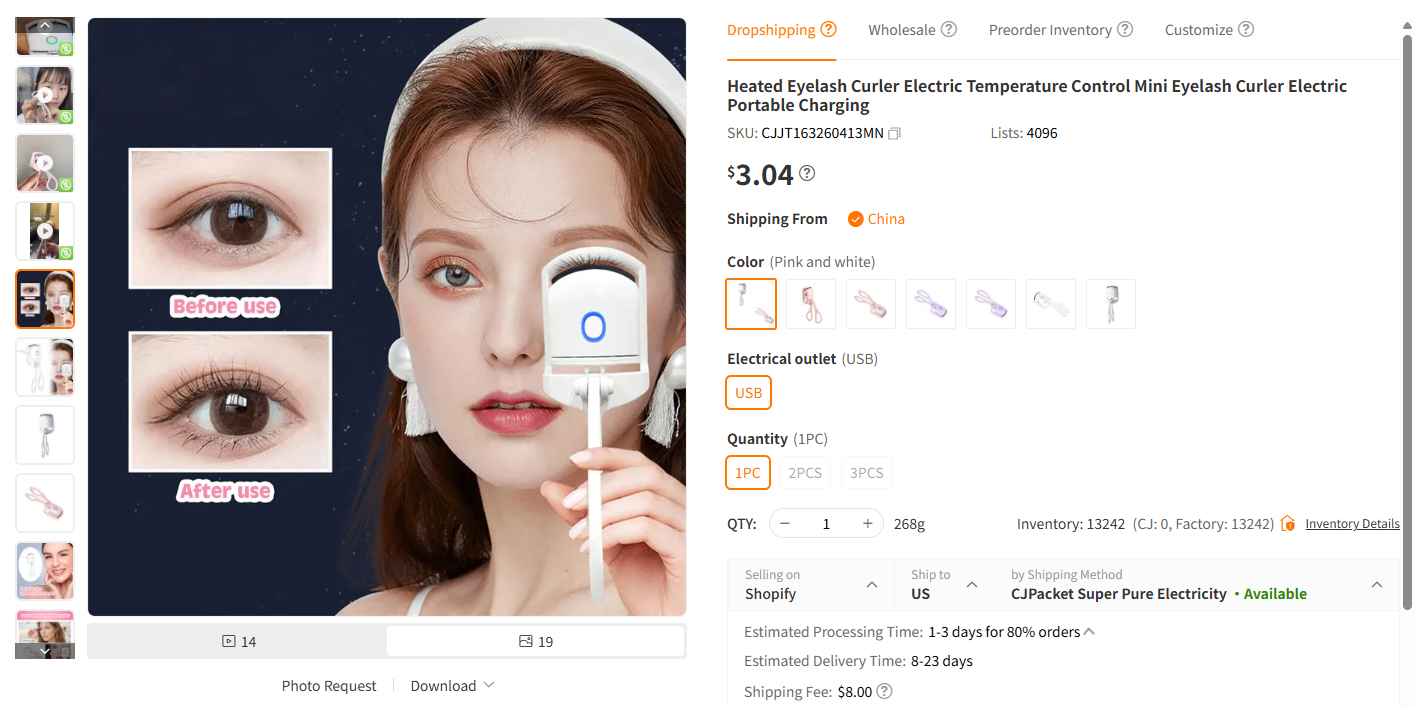 Heated Eyelash Curler