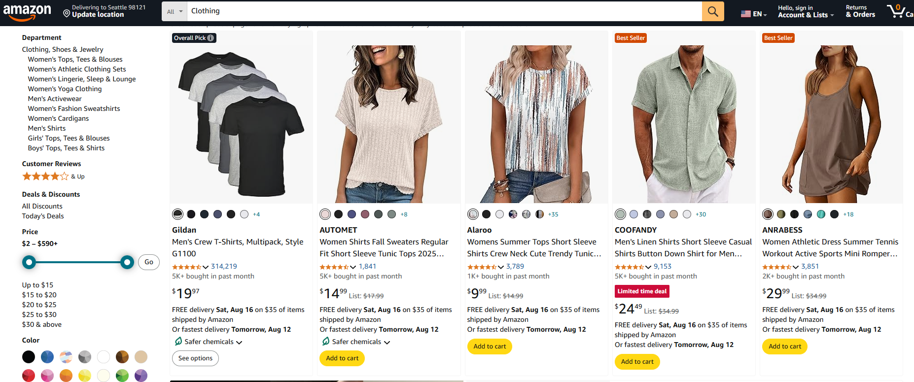 Clothing & Accessories