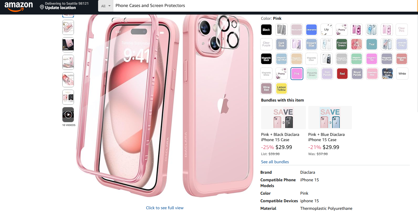 Phone Cases and Screen Protectors