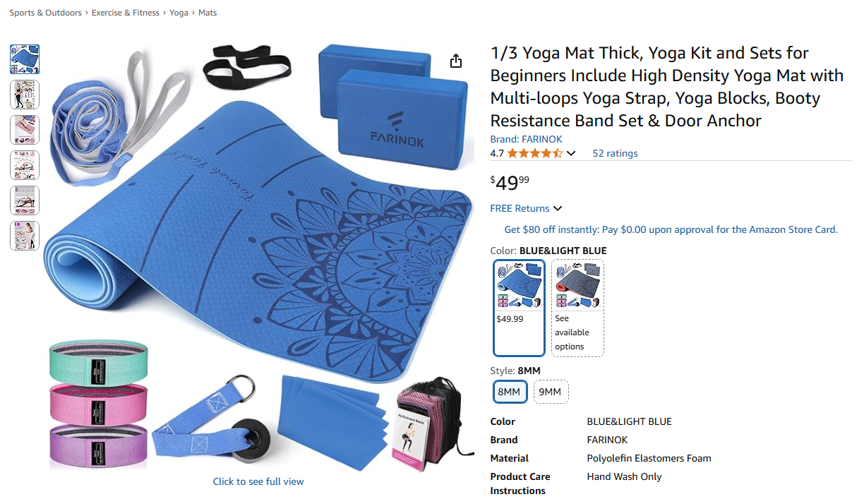 Resistance Bands and Yoga Mats