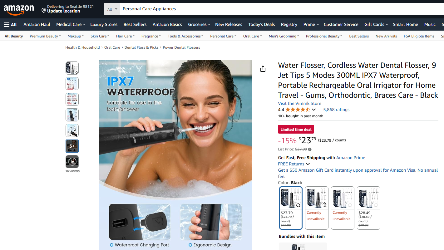 Personal Care Appliances