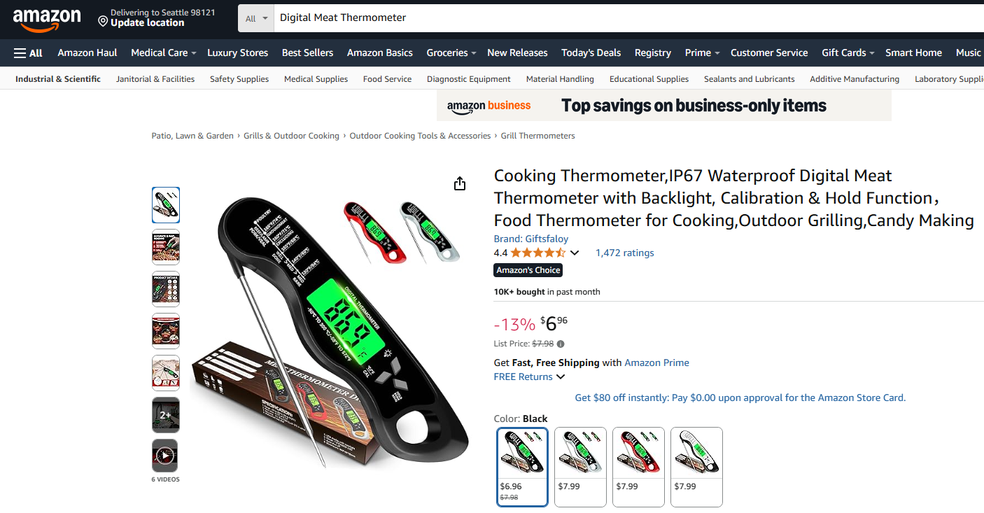 Digital Meat Thermometer