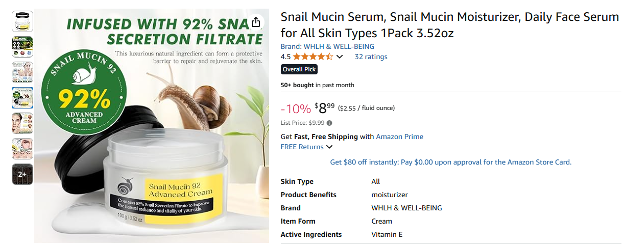 Snail Mucin Serum