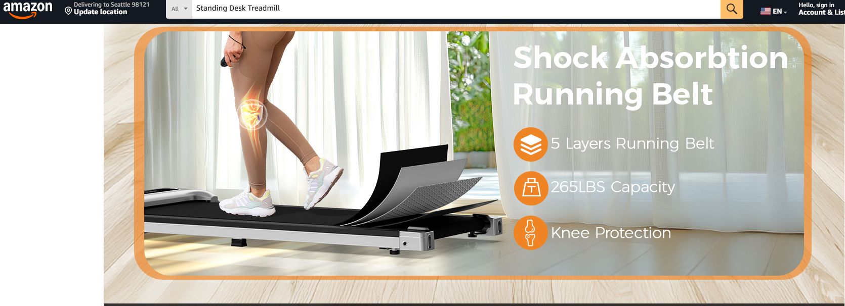 Standing Desk Treadmill