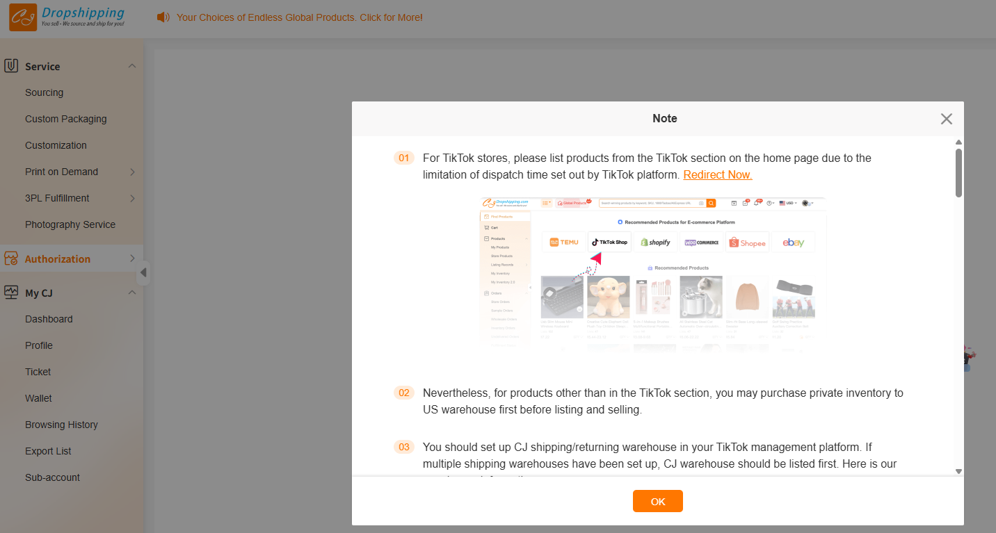 Import Your Products