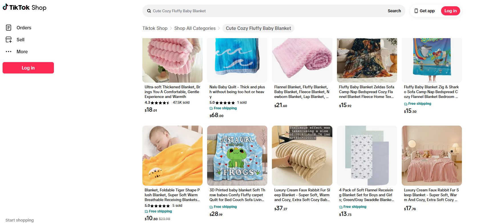 Cute Cozy Fluffy Baby Blanket