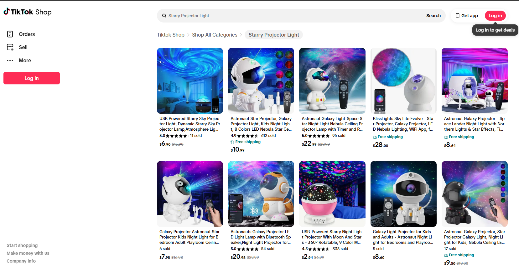 Starry Projector Light