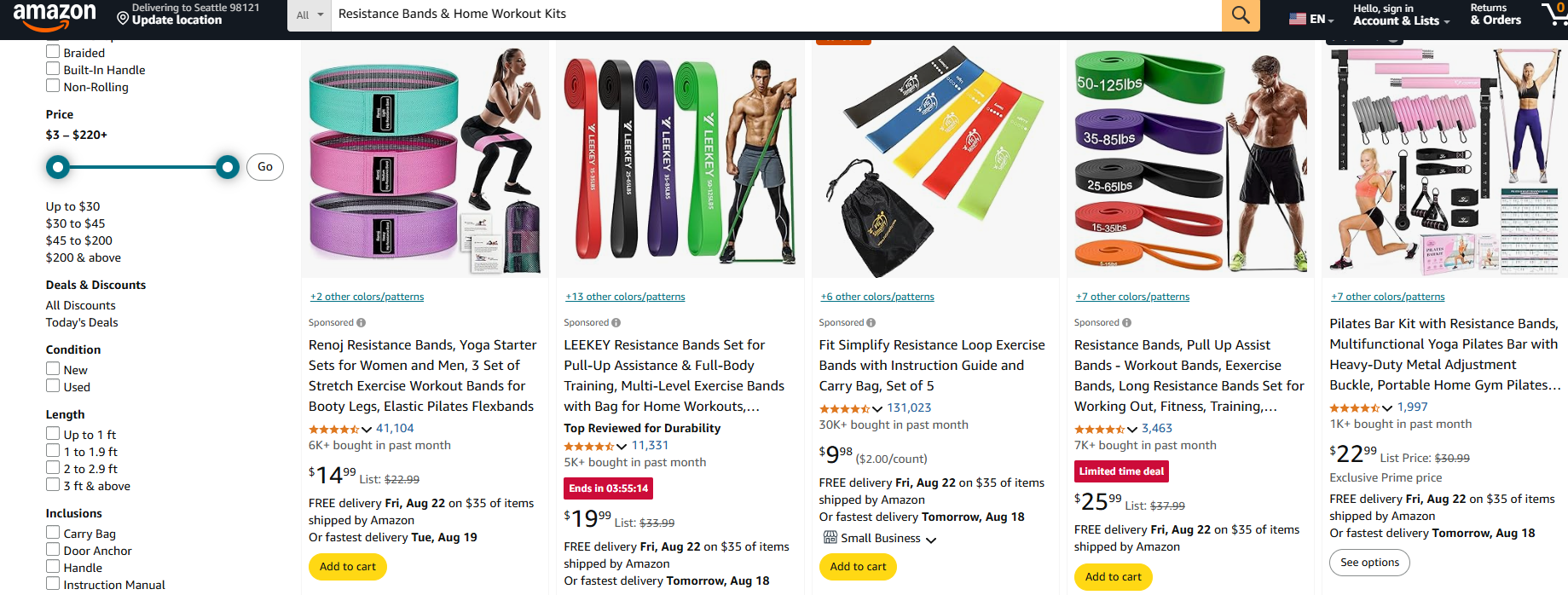 Resistance Bands & Home Workout Kits