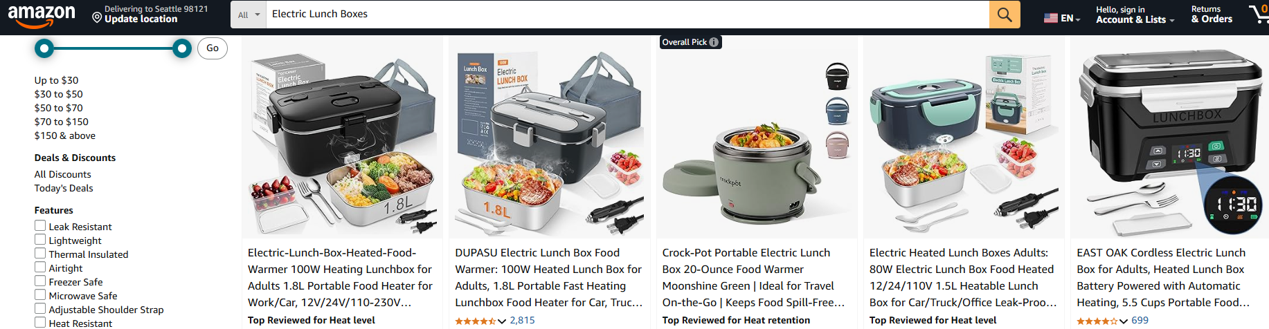 Electric Lunch Boxes