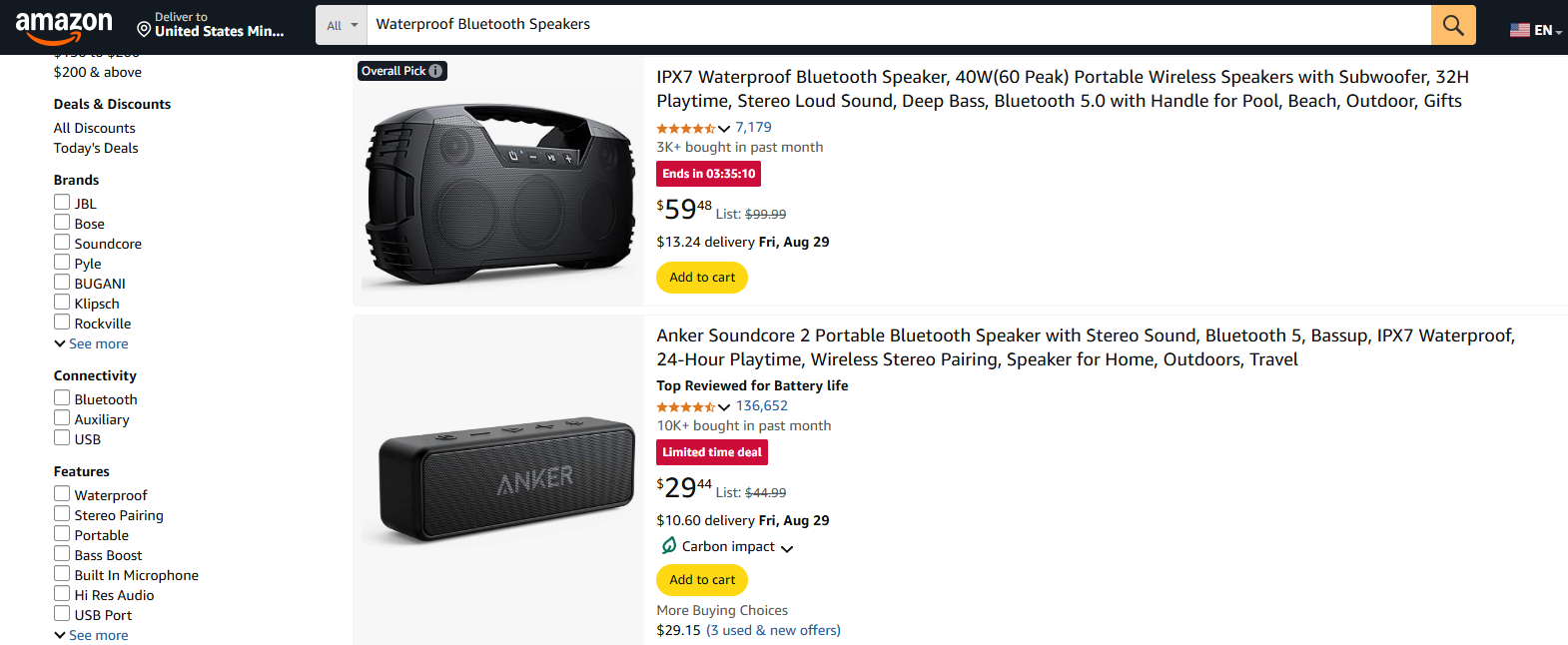 Waterproof Bluetooth Speakers