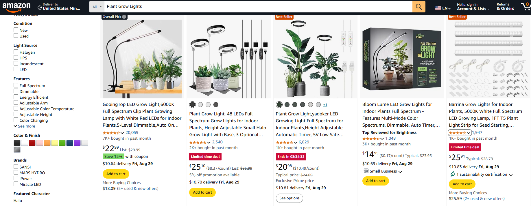 Plant Grow Lights