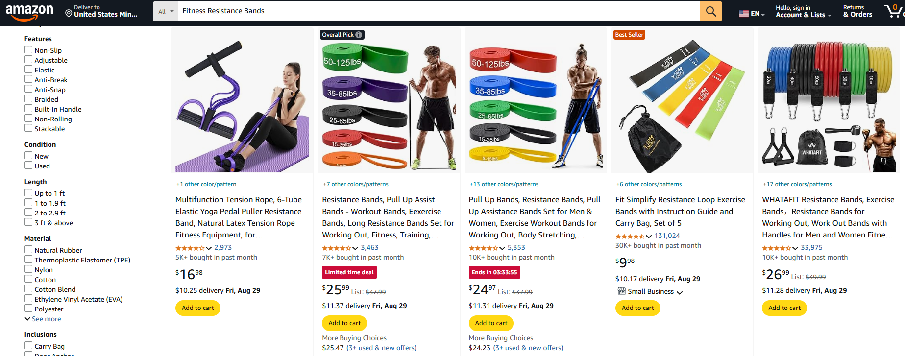 Fitness Resistance Bands