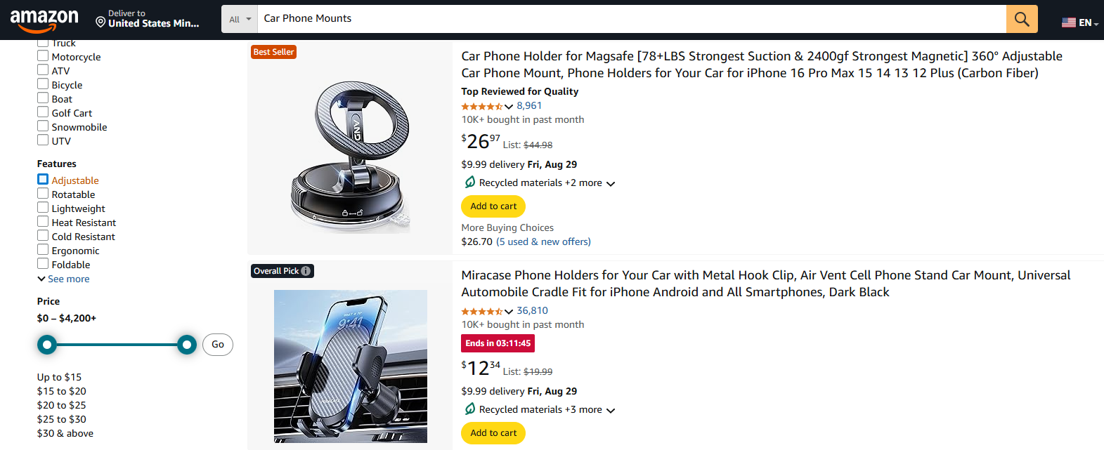 Car Phone Mounts