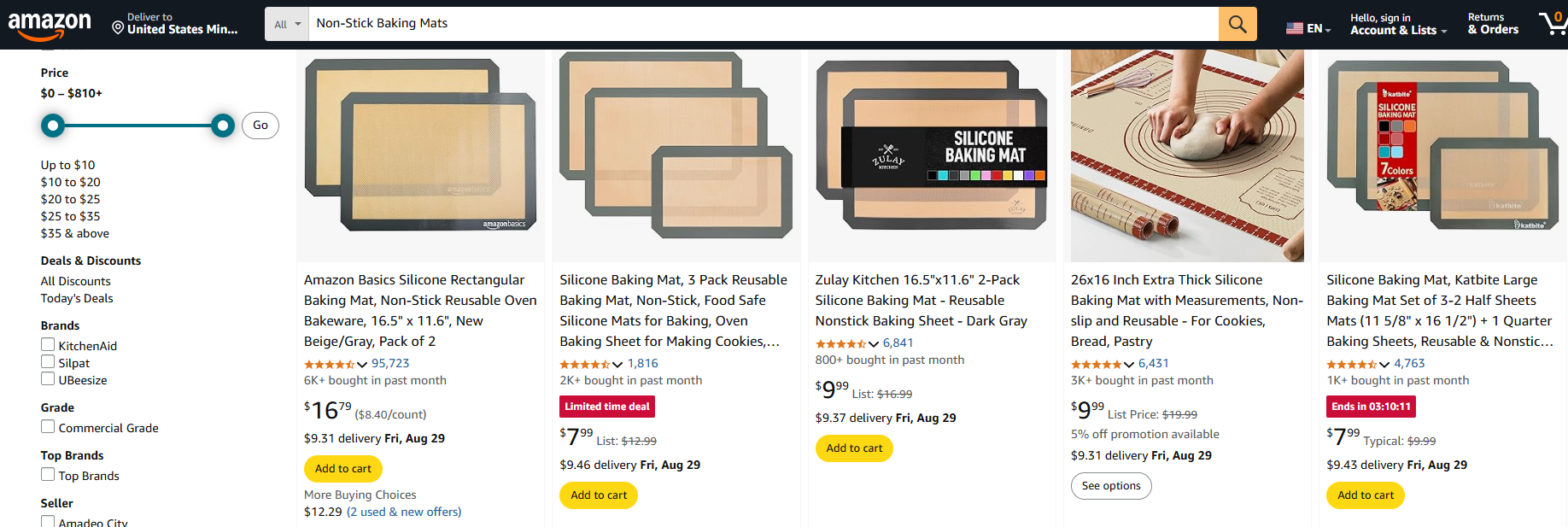 Non-Stick Baking Mats