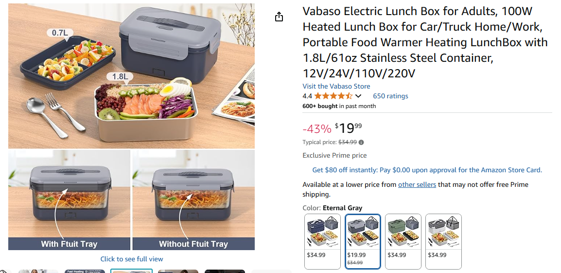 Electric Lunch Boxes