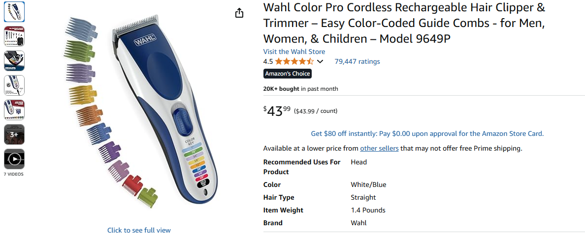 Professional Hair Clippers